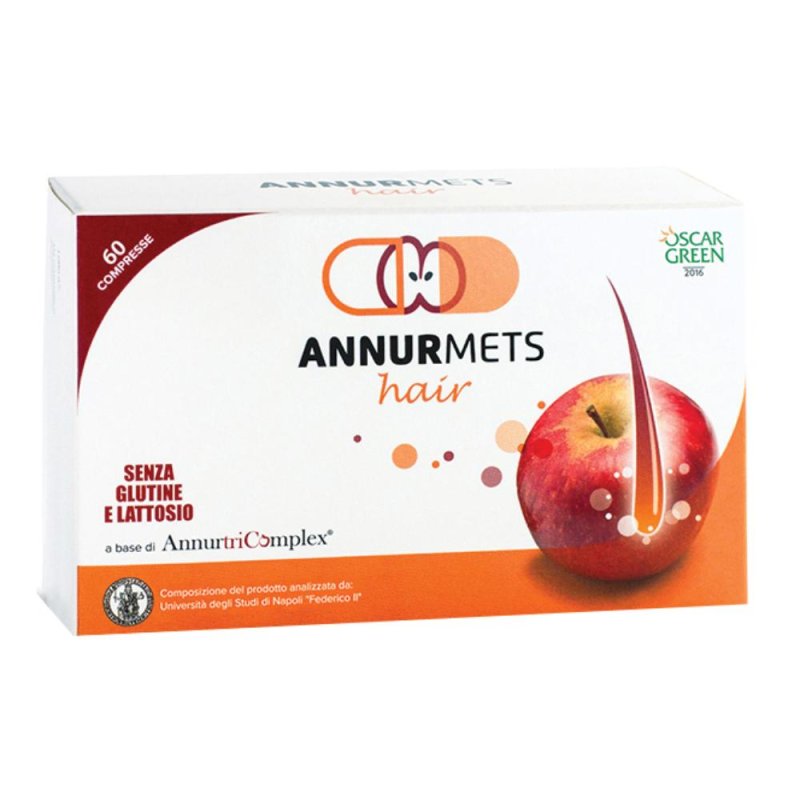 AnnurMets Hair 60 compresse integratore tricologico anticaduta capelli -  Ngn Healthcare 