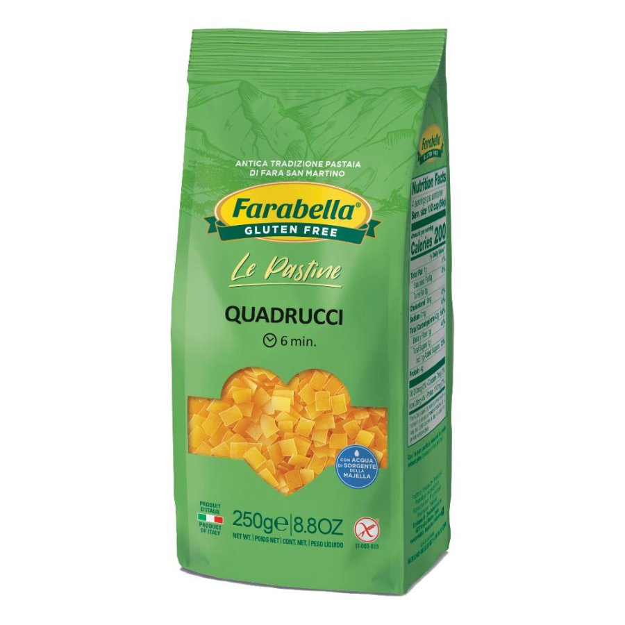 FARABELLA Pasta Quadrucci 250g FARABELLA Pasta Quadrucci 250g