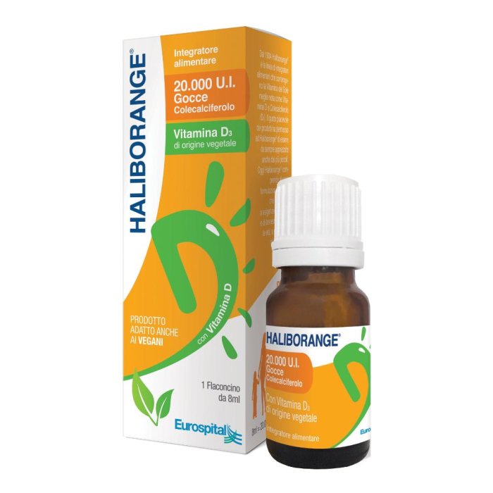 Haliborange Vitamina D3 20.000 U.I. Gocce Integratore Alimentare 8ml