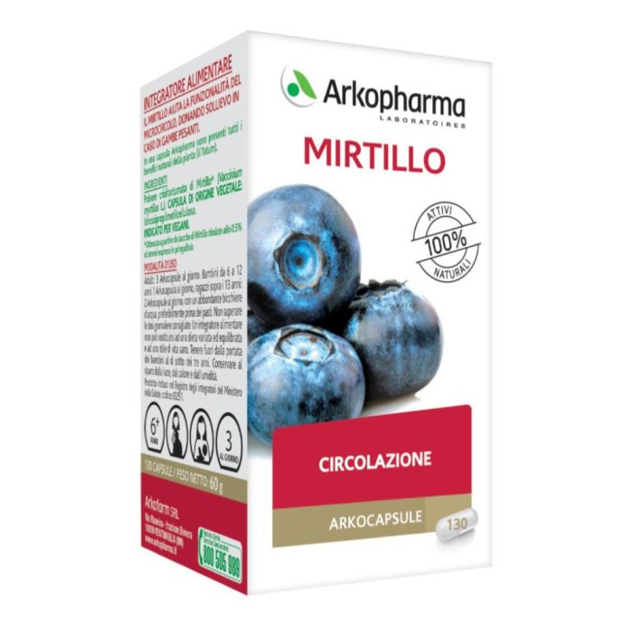 ARKOCAPSULE MIRTILLO 130CPS<<<