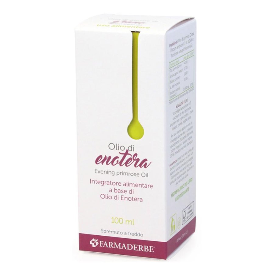 Farmaderbe Olio Alimentare di Enotera 100 ml