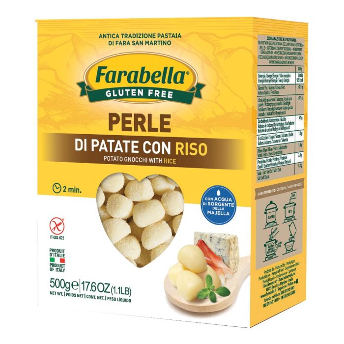 Farabella Perle di Patate con Riso Senza Glutine 500g