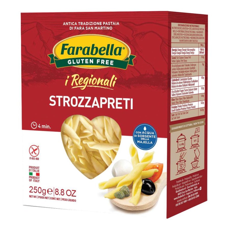 Bioalimenta Farabella Alimenti senza Glutine I Regionali Strozzapreti 250 g