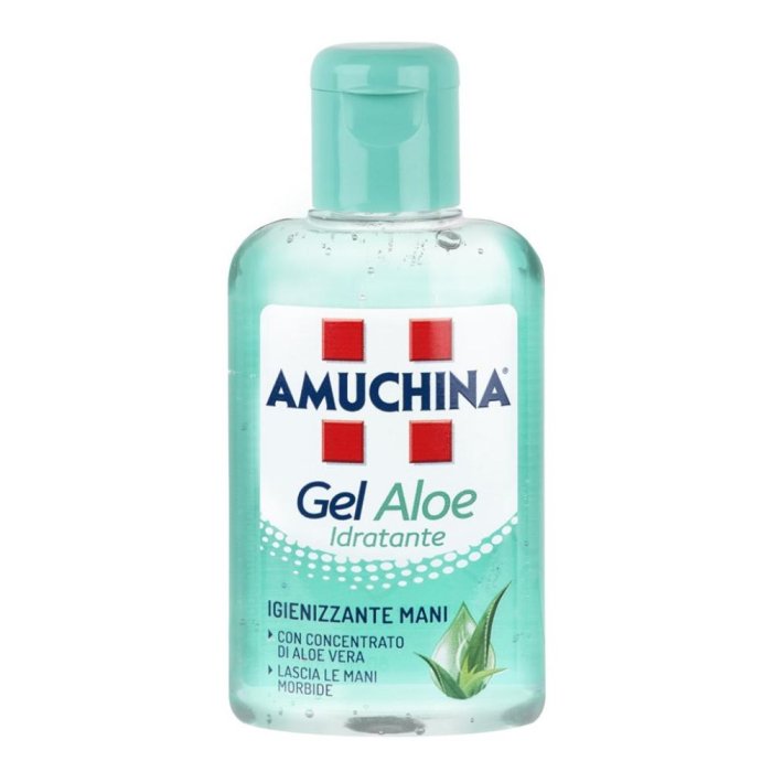 Amuchina Gel Aloe - Gel Igienizzante e Idratante per Mani 80 ml