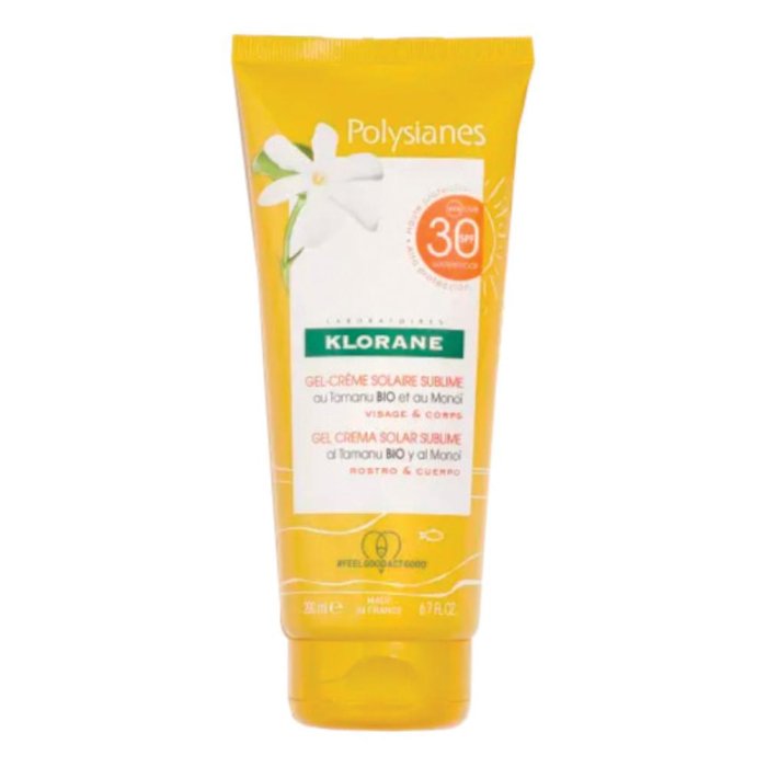 Klorane Polysianes - Gel Crema Solare Sublime Viso Corpo SPF30 200 ml