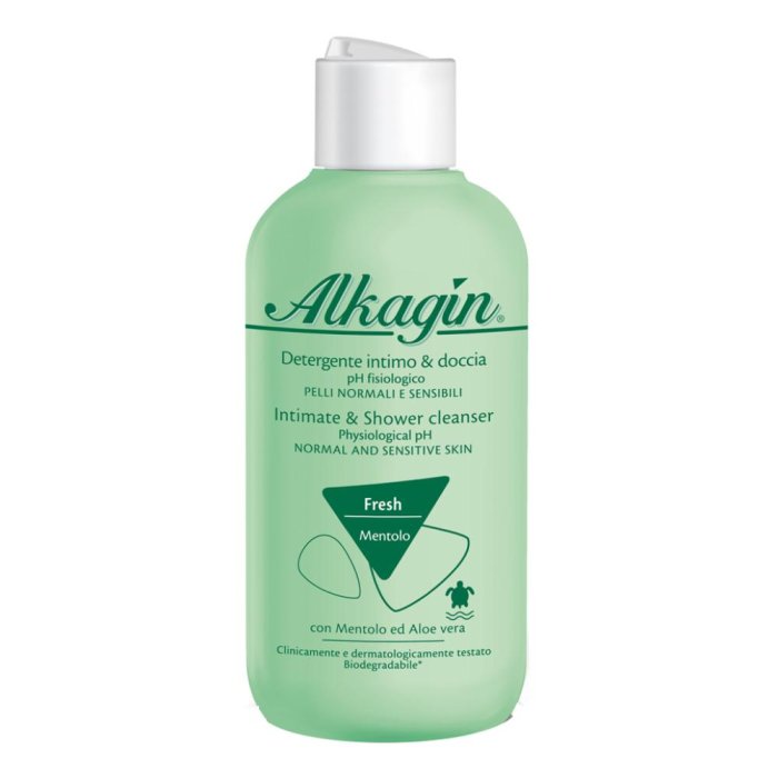 Alkagin Fresh Detergente Intimo e Doccia con Mentolo a pH Fisiologico 250 ml