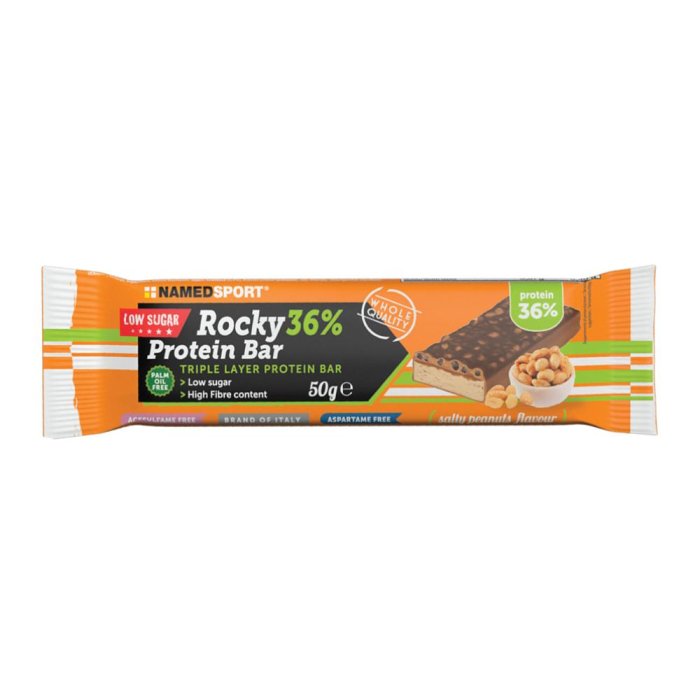 Rocky 36% Protein Bar Barretta Salty Peanuts 50g