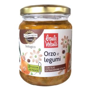 Zuppa di orzo e legumi 370 g - zuppa pronta di orzo e legumi in vetro