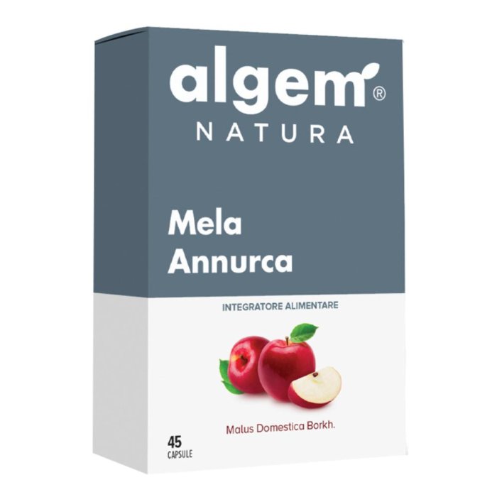 Algem Integratore Mela Annurca 45 Capsule – Supporto Naturale per Colesterolo e Benessere di Capelli e Unghie