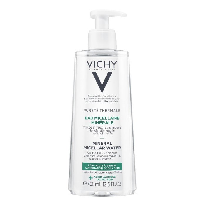 Vichy Purete Thermale Acqua Micellare Minerale Pelle Mista O Grassa 400 Ml