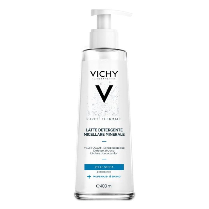 Vichy Purete Thermale Latte Micellare Minerale Detergente Struccante Pelli Sensibili 400 Ml