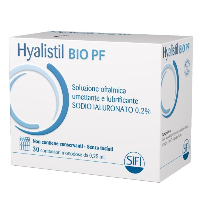 Hyalistil Bio Pf Soluzione Oftalmica Acido Ialuronico 0,2% 30 contenitori monodose 