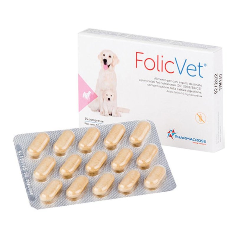 Folivet Mangime Cani/Gatti 15 Compresse Folivet Mangime Cani/Gatti 15 Compresse