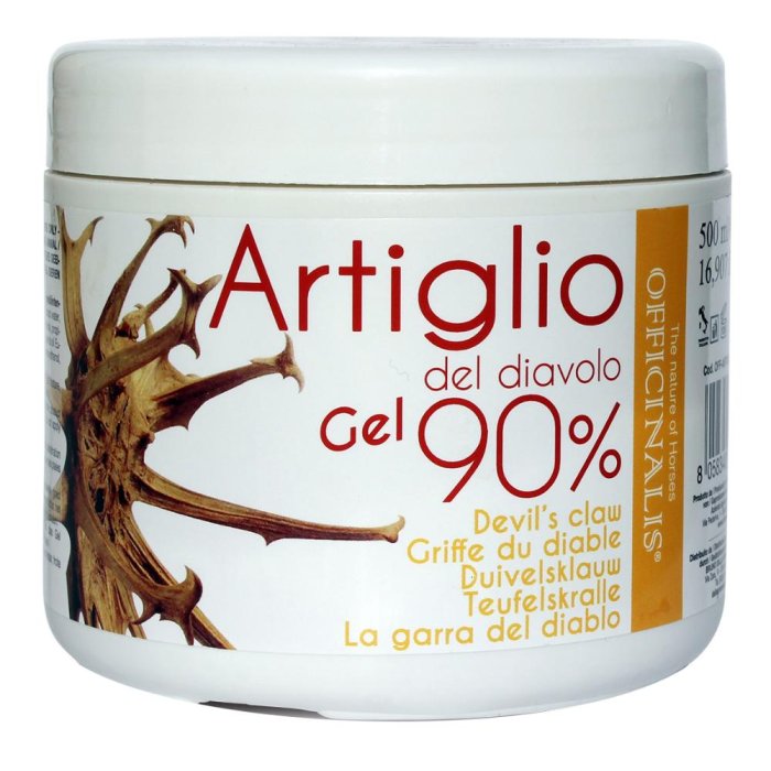 Artiglio del Diavolo gel 90% 500 ml - gel all’artiglio del diavolo per dolori articolari
