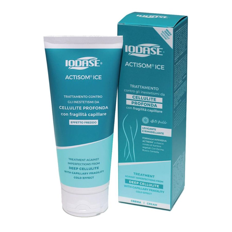 Iodase Actisom Ice crema 200 ml - crema cellulite effetto freddo per cellulite profonda
