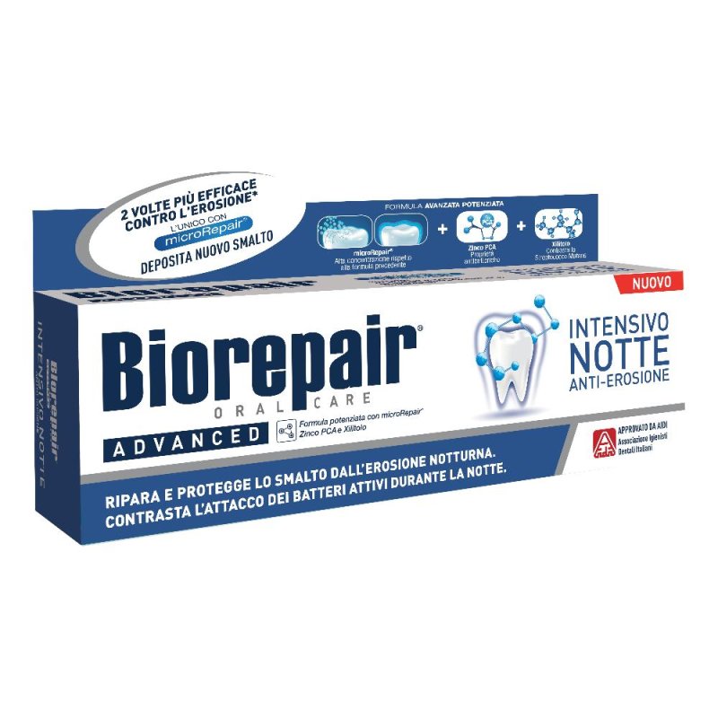Biorepair Advanced Intensivo Notte Anti Erosione Dentifricio 75 ml