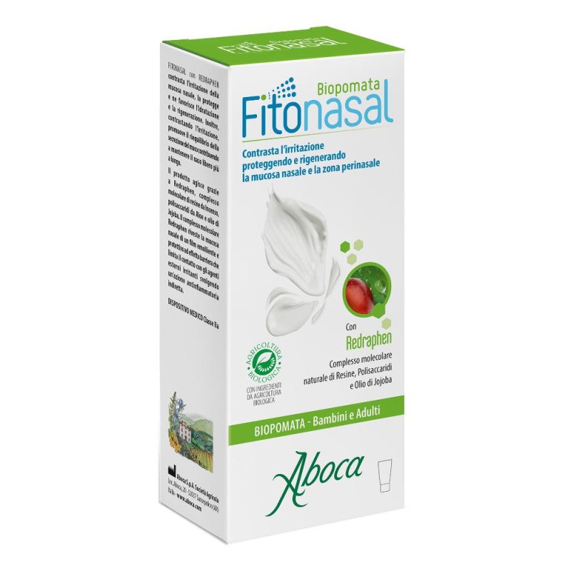 Aboca Fitonasal Biopomata Dispositivo Medico Congestione Irritazione e Igiene Naso Vie Respiratorie 10 ml