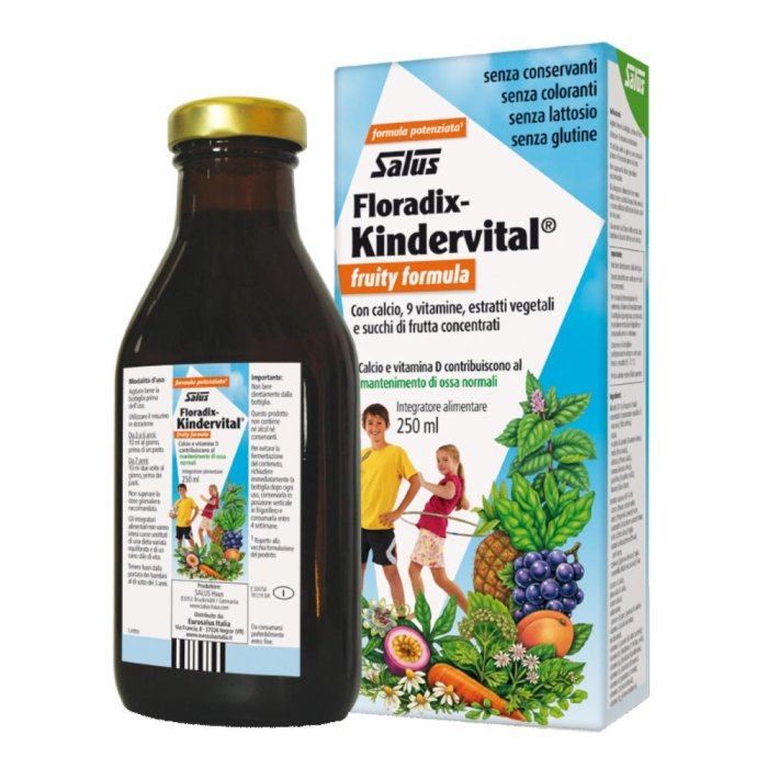 Salus Kindervital Fruity Integratore energetico per ragazzi 250 ml