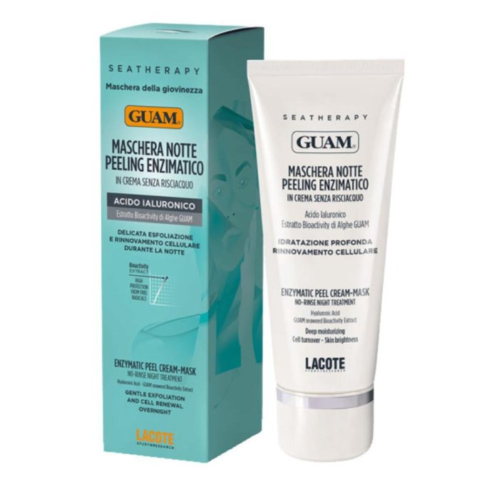 Guam Seatherapy - Maschera Viso Notte Peeling Enzimatico 75ml