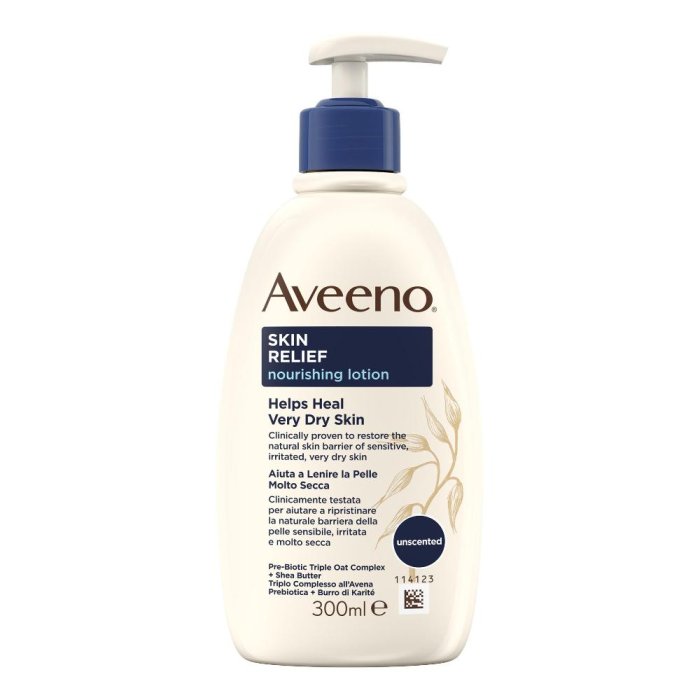 Aveeno Skin Relief - Crema Nutriente Lenitiva Pelle Secca e Sensibile 300 ml
