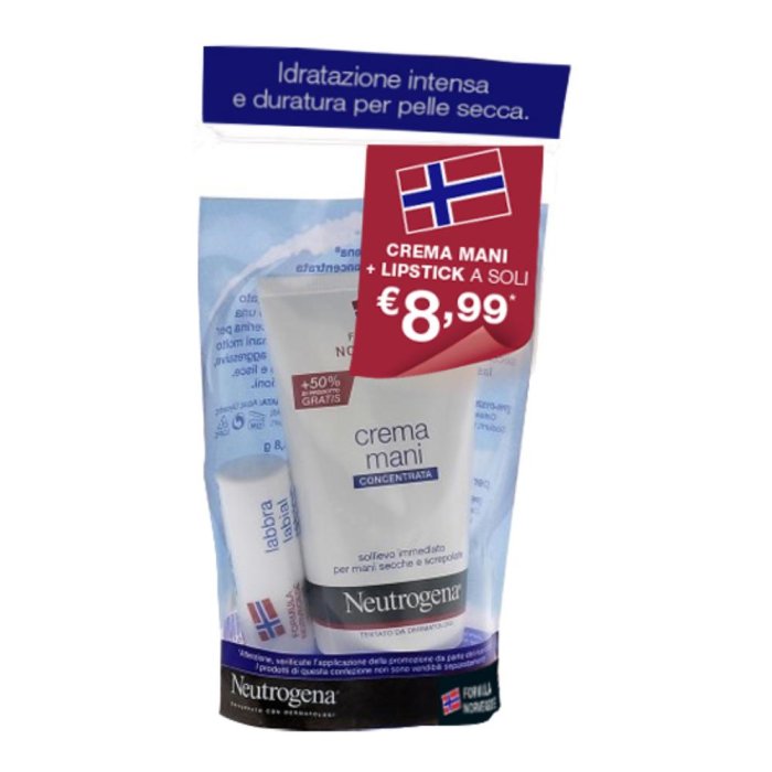 Neutrogena Formula Norvegese - Crema Mani Profumata + Stick Labbra