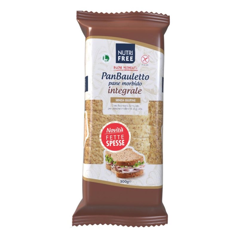  Nutrifree Panbauletto Integrale Senza Glutine per Celiaci 300g