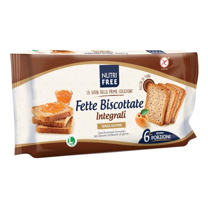 Nutrifree Fette Biscottate Integrali Senza Glutine 225g