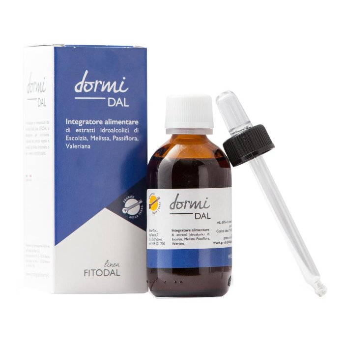 Dormidal Fitodal Prodigi Integratore Alimentare in Gocce con Melissa 50 Millilitri per Sonno Naturale e Rilassamento