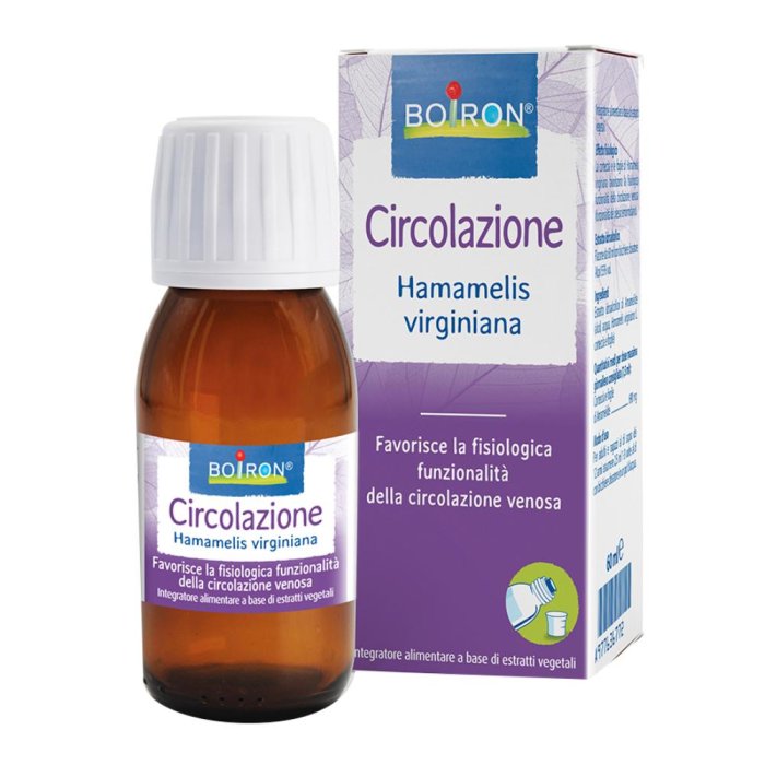 Hamamelis Virginiana 60 ml Gocce Orali Boiron – Sollievo per Circolazione Venosa, Capillari e Gambe Pesanti