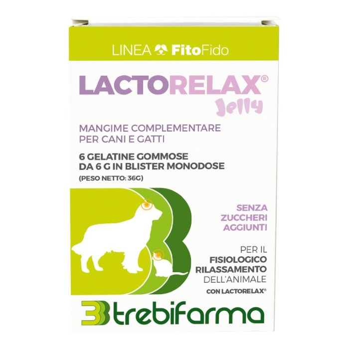 Lactorelax Jelly per Cani 6 Pezzi – Integratore Calmante Antistress per Ansia e Relax