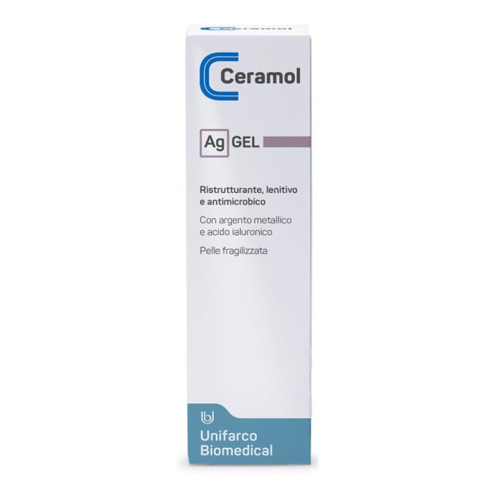 Ceramol AG Gel 30 ml Trattamento Viso Sebonormalizzante per Pelle Grassa e a Tendenza Acneica