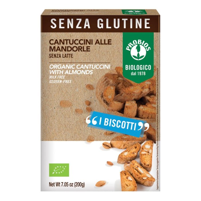  Probios Cantucci alle Mandorle Senza Glutine 200g