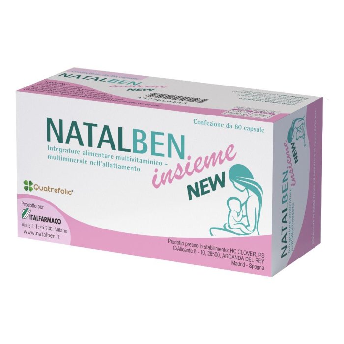 Natalben Insieme New 60 Capsule Integratore Allattamento