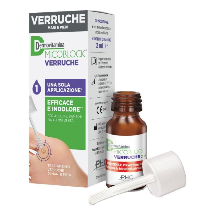 Dermovitamina micoblock verruche 2 ml