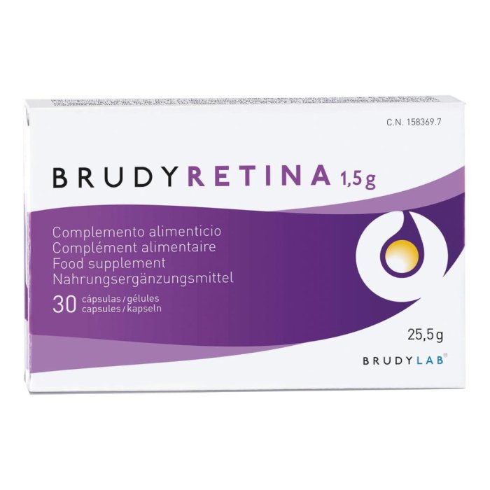 Kilabs BrudyRetina Integratore per Retinopatia Diabetica 30 Capsule