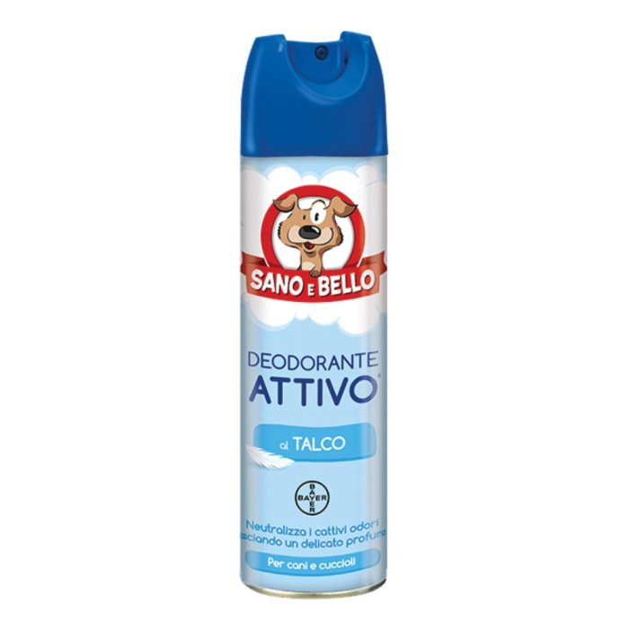 Deodorante Attivo Talco 250 ml - deodorante spray delicato profumo talcato