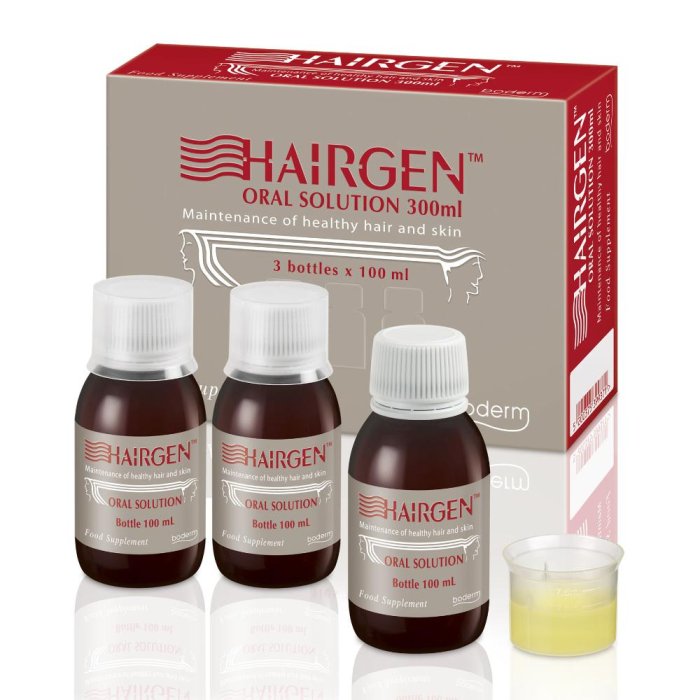 Logofarma Hairgen Soluzione Orale 3 X 100 Ml