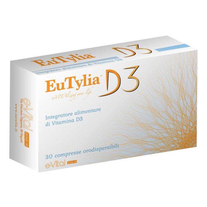 Eutylia D3 - Integratore Alimentare a Base di Vitamina D3 30 compresse