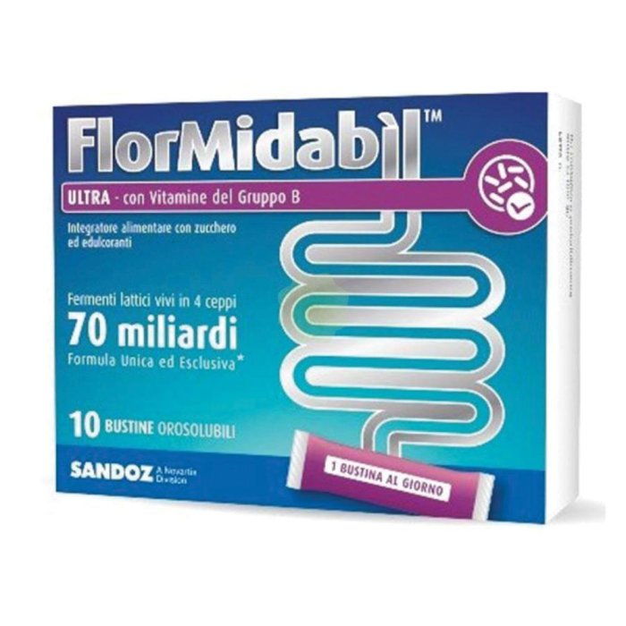 Sandoz Flormidabil - Ultra Integratore Alimentare 10 Bustine orosolubile