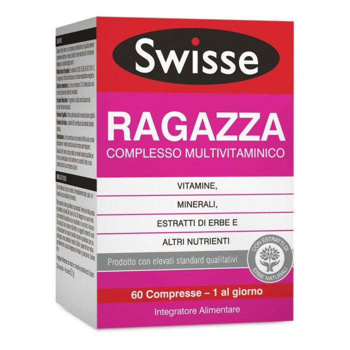 Health And Happines (h&h) It. Swisse Multivitaminico Ragazza 60 Compresse