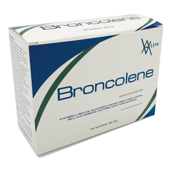 Broncolene Valem 14 Bustine Integratore per il Benessere delle Vie Respiratorie e la Tosse