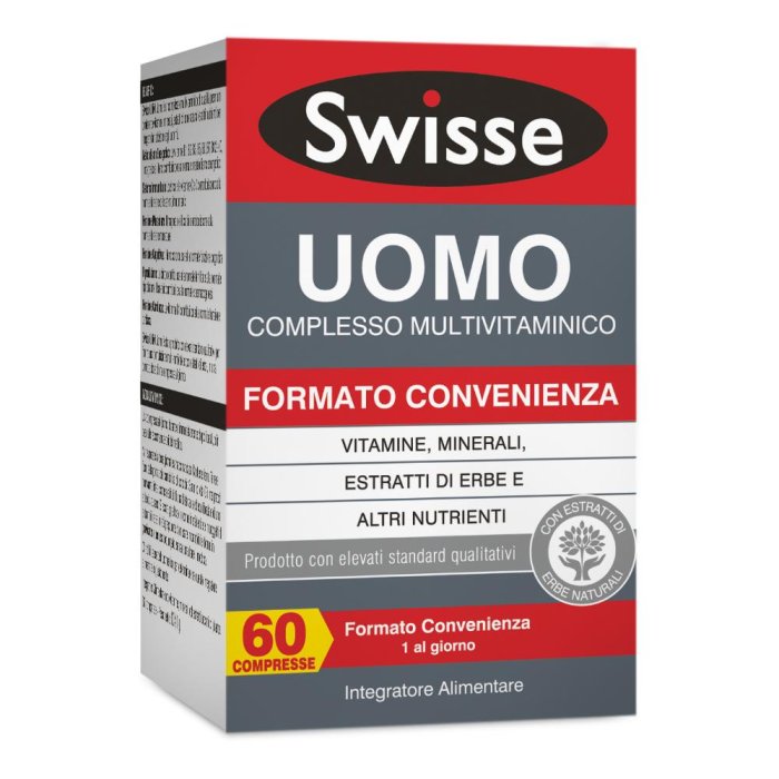 Health And Happines (h&h) It. Swisse Uomo Multivitaminico 60 Compresse