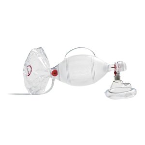 Maschera facciale per pallone Ambu monouso misura L per rianimazione cardiopolmonare
