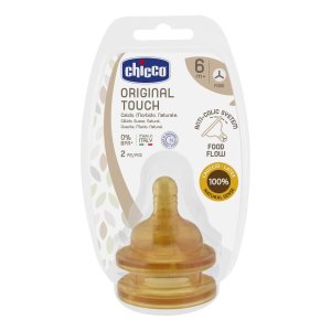 Chicco (artsana) Chicco Tettarella Originale Touch Pappa Caucciu' 2 Pezzi