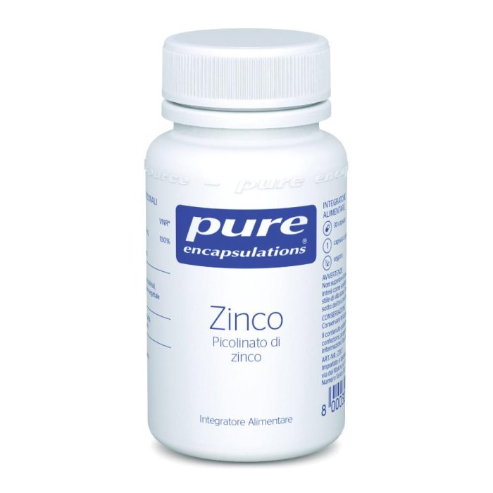 Pure Encapsulations Zinco Integratore Difese e Bellezza 30 Capsule