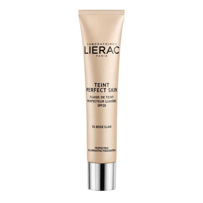 Lierac Teint Perfect Skin - Fondotinta Fluido Perfezionatore 01-Beige Clair,30 ml