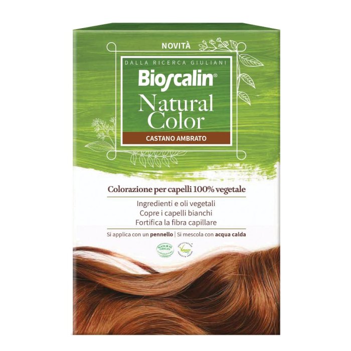Giuliani Bioscalin Colorazione Capelli Naturale Natural Color Castano Ambrato 70 g