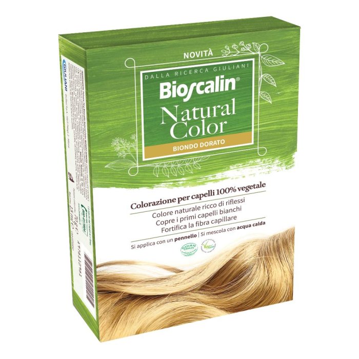 Giuliani Bioscalin Colorazione Capelli Naturale Natural Color Biondo Dorato 70 G
