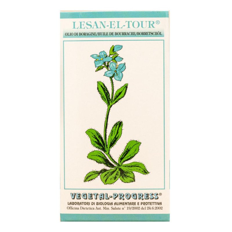 Lesan El Tour Bio 500 mg 50 capsule integratore alimentare naturale
