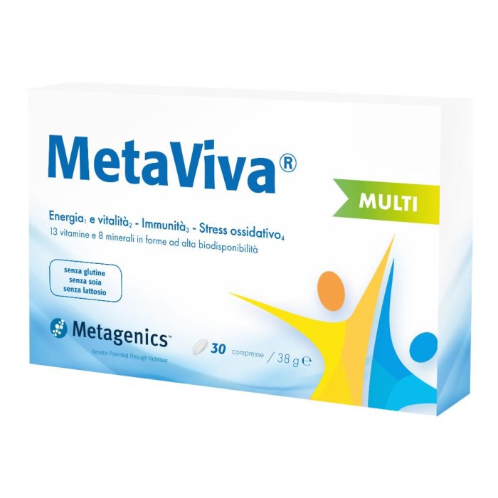 Metaviva Multi Integratore Multivitaminico e Multiminerale 30 Compresse
